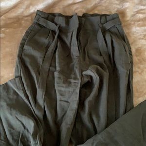 H&M wide leg paper bag pants - only worn once
